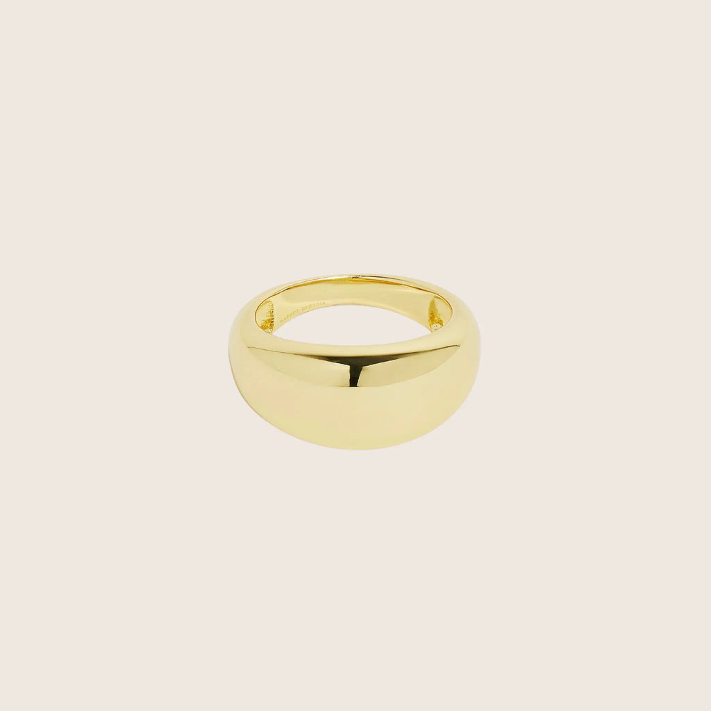 14K Gold Vermeil Dome Elysse Ring