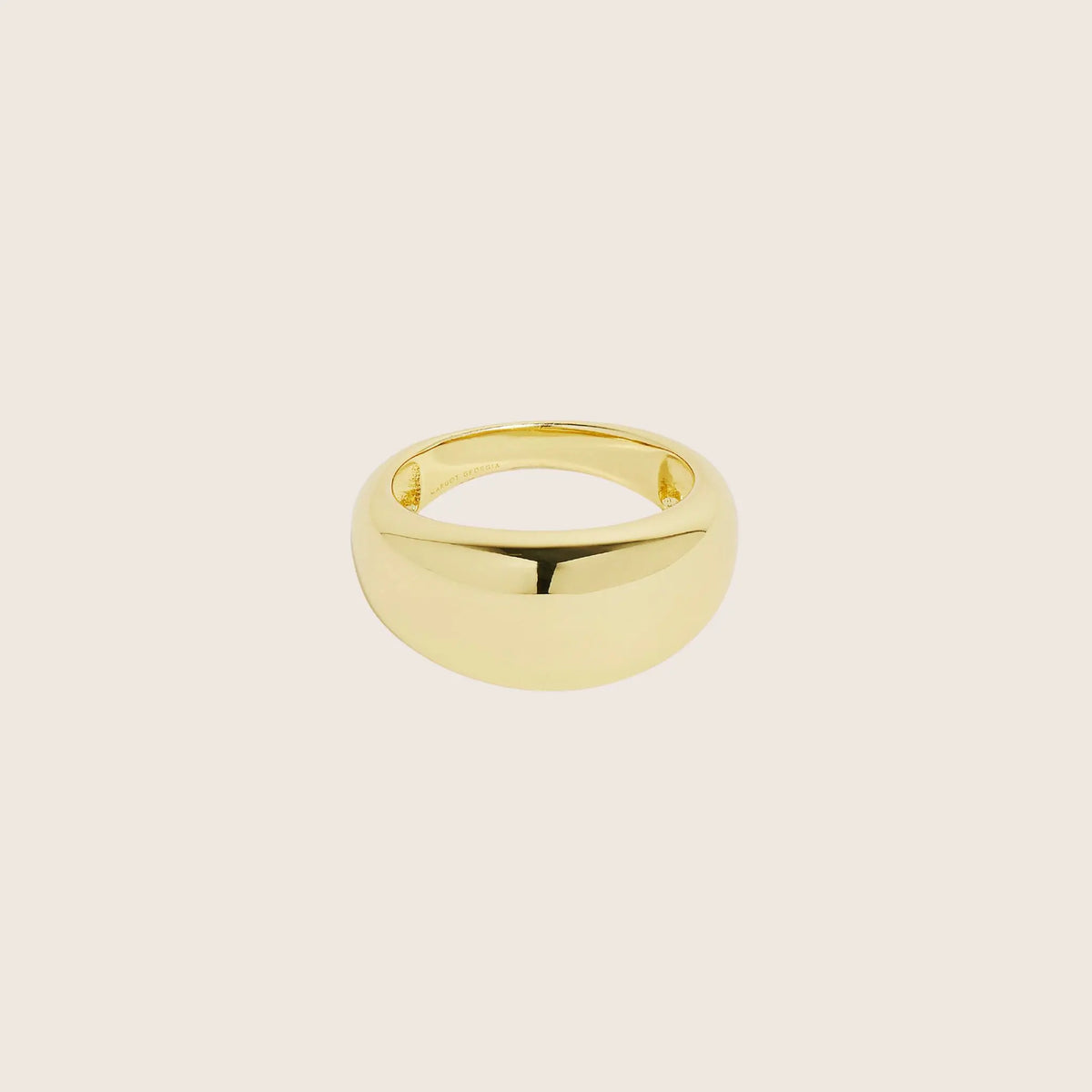14K Gold Vermeil Dome Elysse Ring