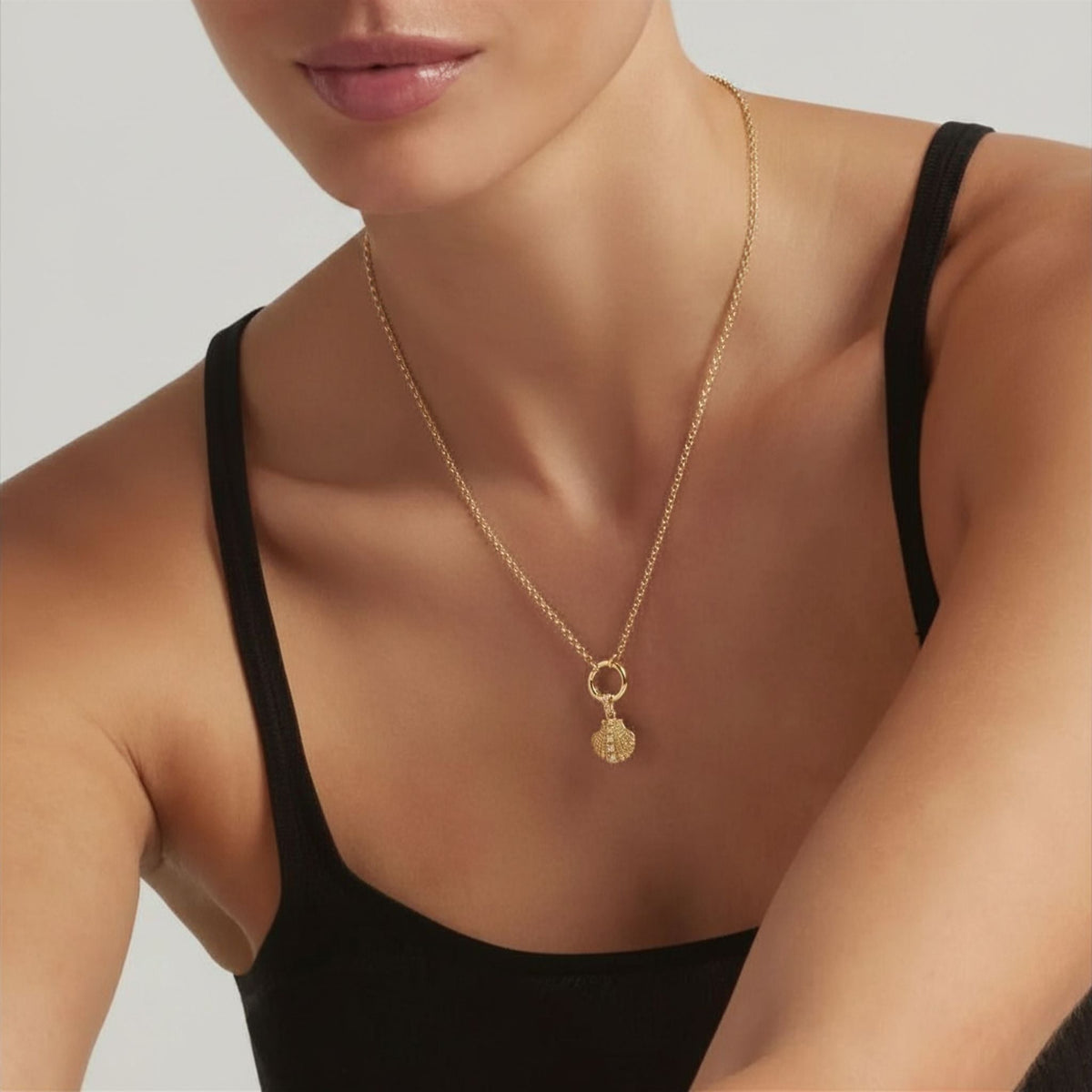 14K Gold Vermeil Amara CharmEdit Necklace