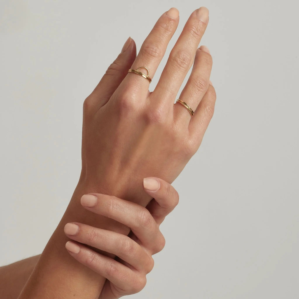 14K Gold Filled Arc Stacking Ring