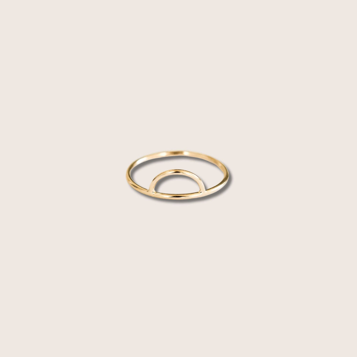 14K Gold Filled Arc Stacking Ring