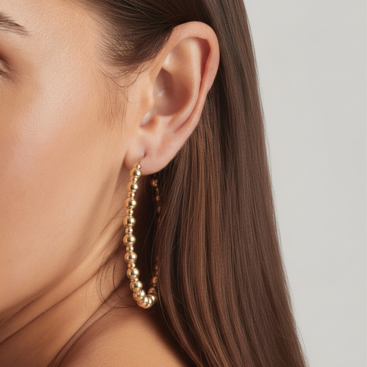 14K Gold Filled Arjeta Hoop Earrings