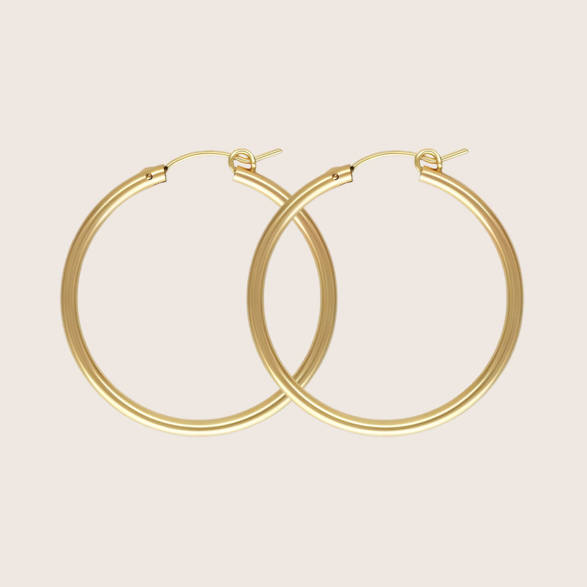 14K Gold Filled Carmela Hoop Earrings