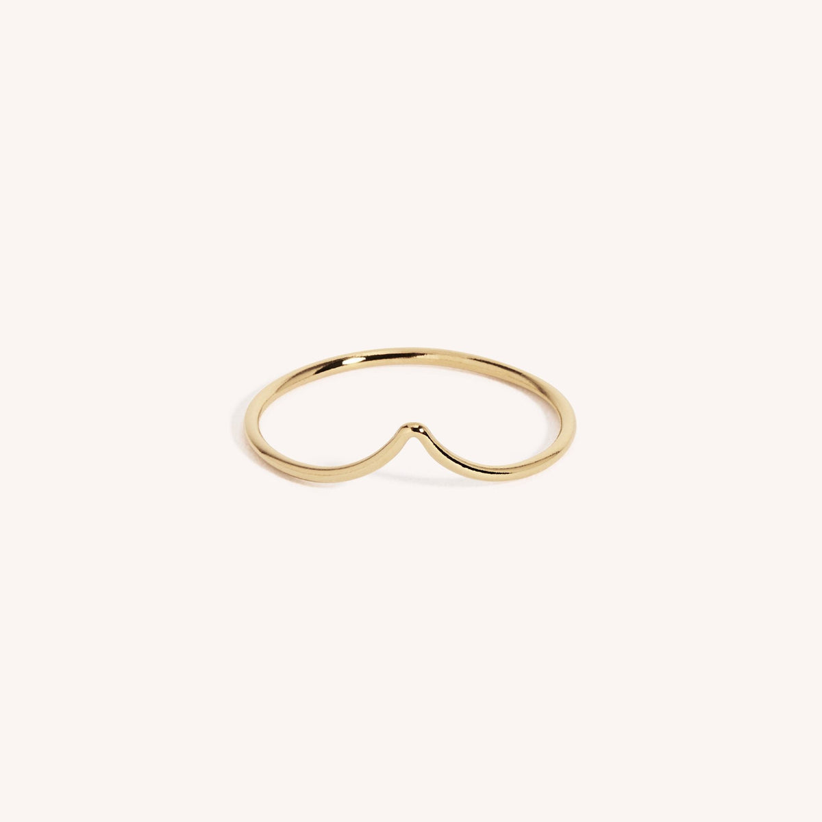 14K Gold Filled Chevron Stacking Ring