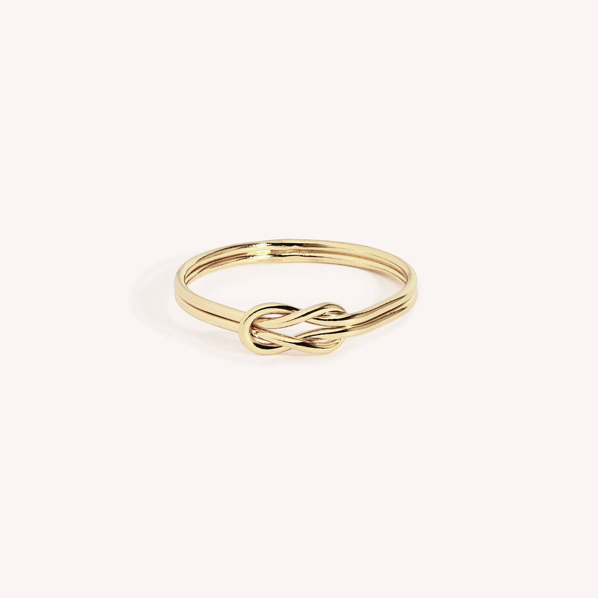 14K Gold Filled Double Knot Stacking Ring