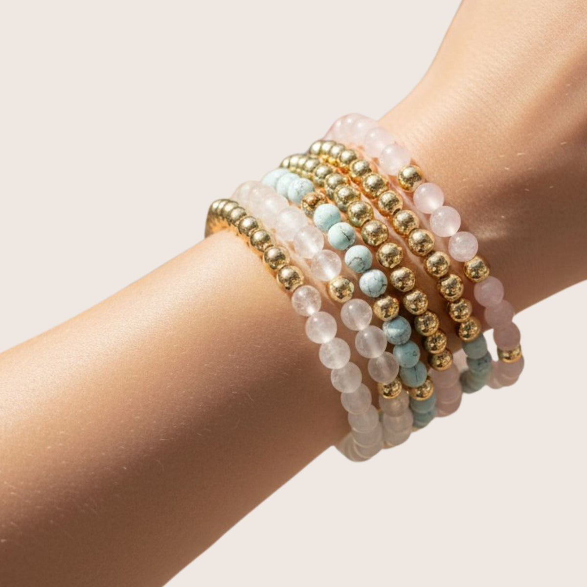 14K Gold Filled Gilda Bracelet with Natural Gemstones