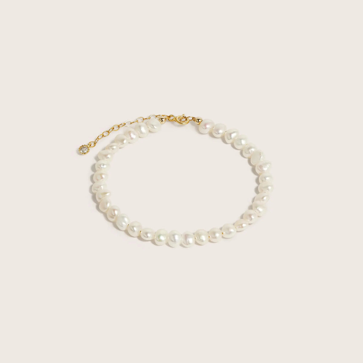 14K Gold Filled Lachelle Baroque Pearl Necklace and Bracelet Set