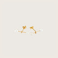 14K Gold Filled Inci Pearl Baton Earrings