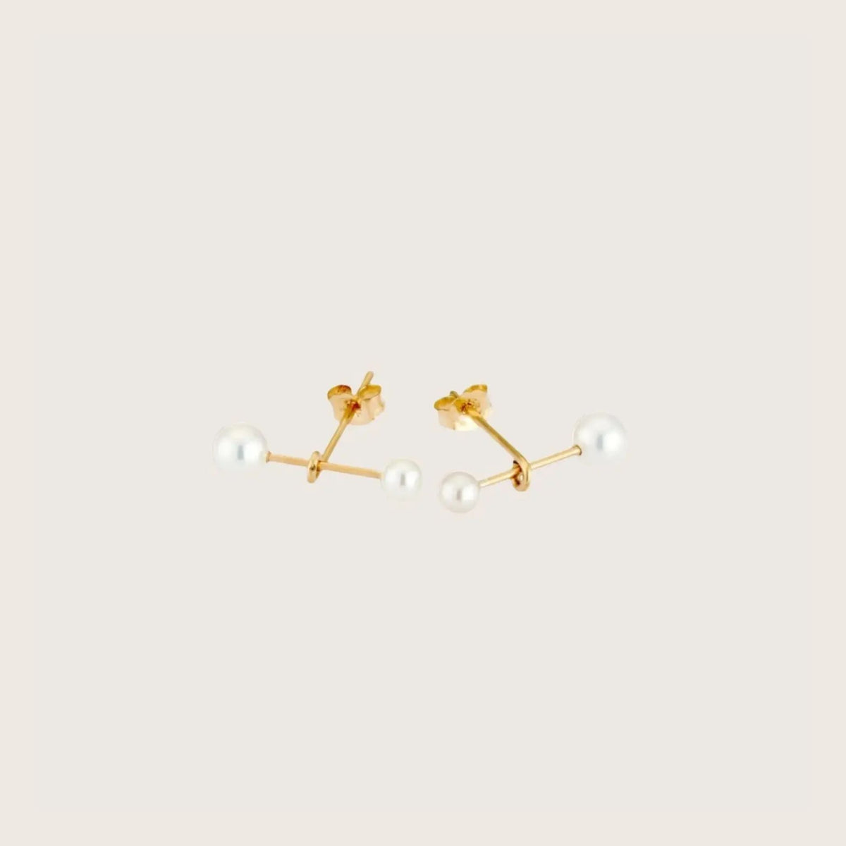 14K Gold Filled Inci Pearl Baton Earrings