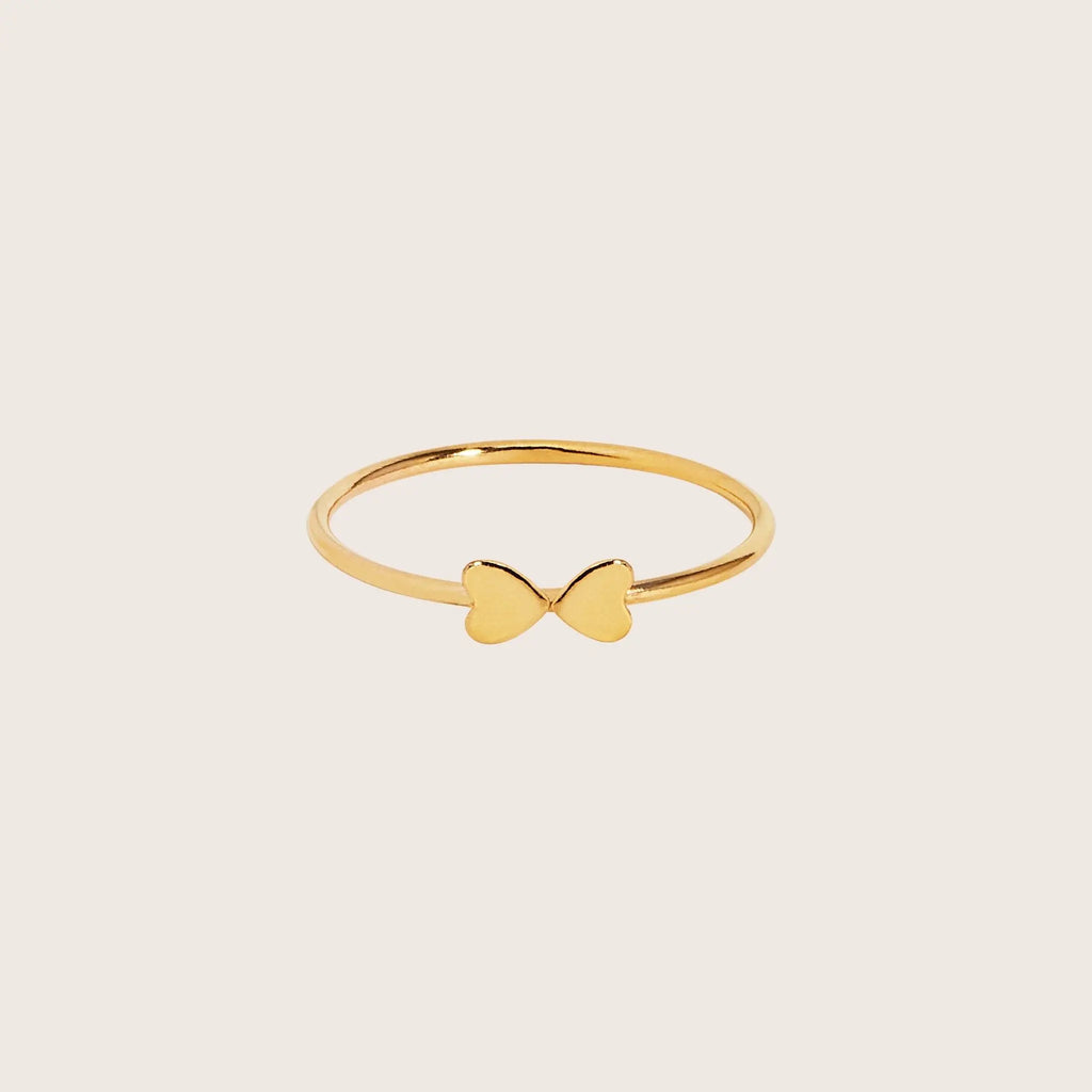 14K Gold Filled Four Leaf Clover Ring