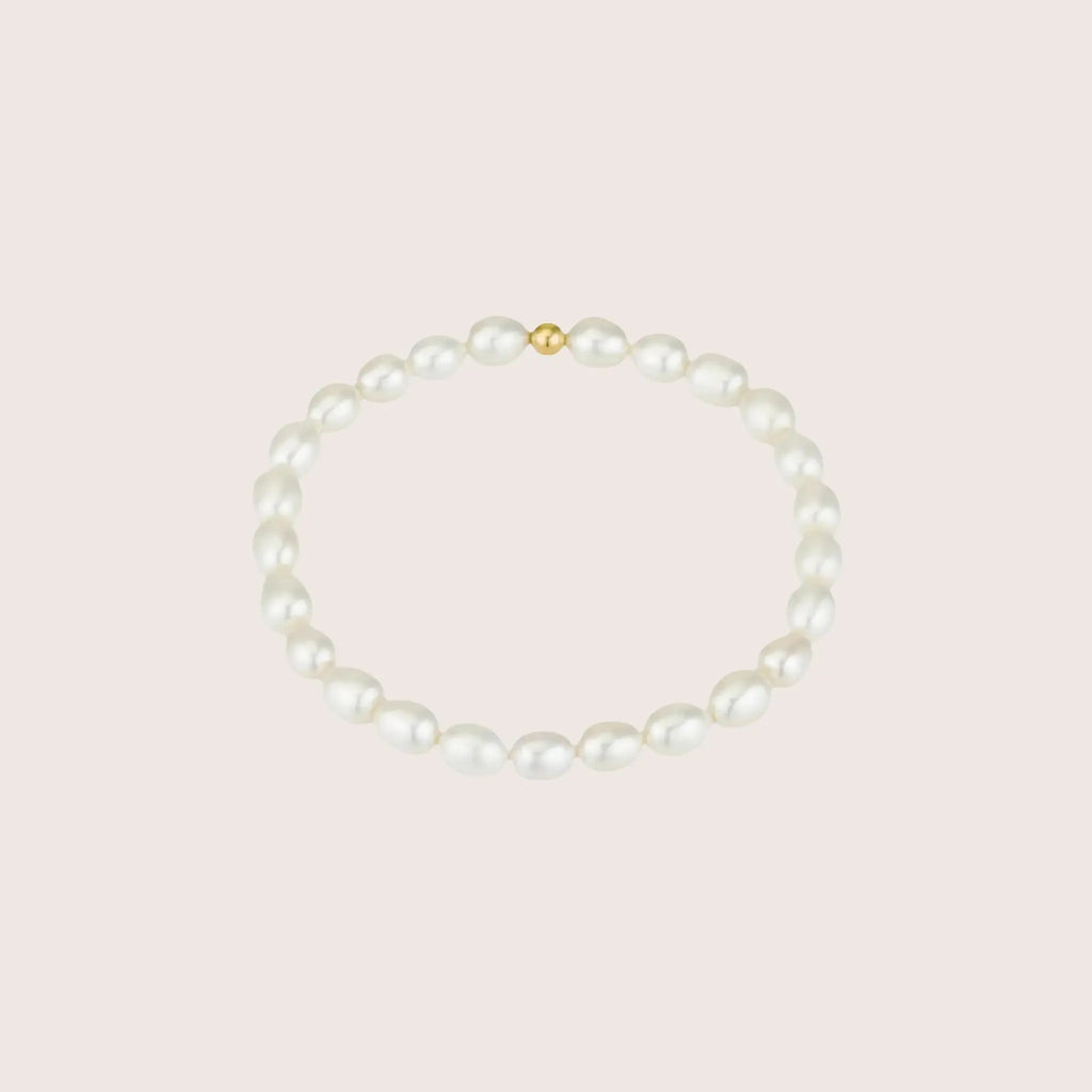 14K Gold Filled Luna Freshwater Pearl Bracelet