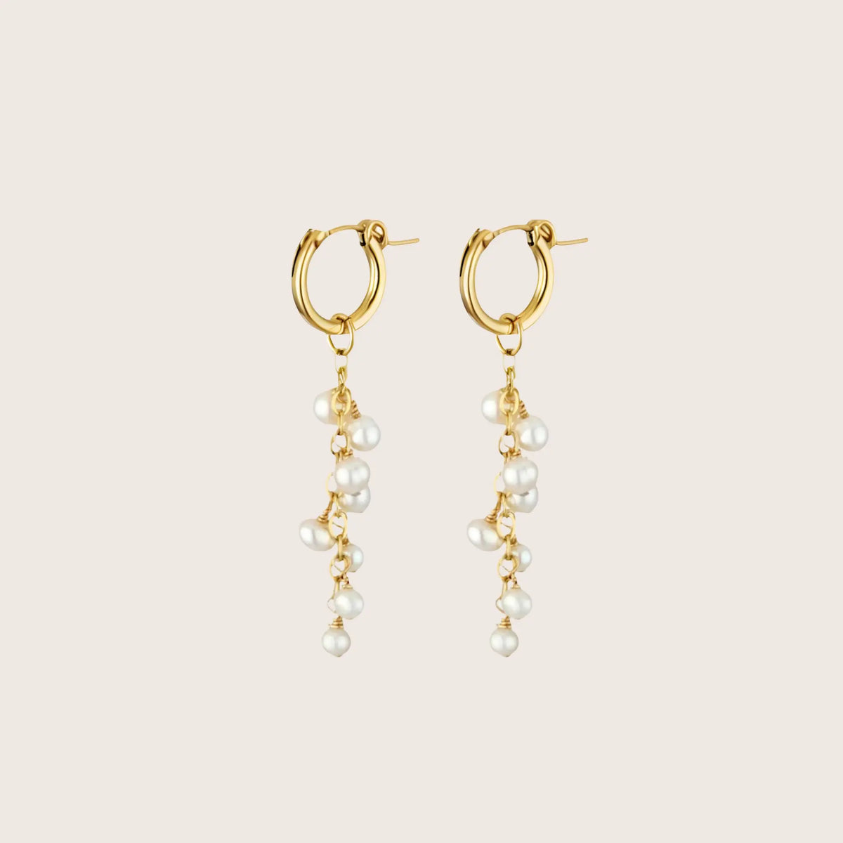 14K Gold Filled Marsaili Pearl Drop Earrings