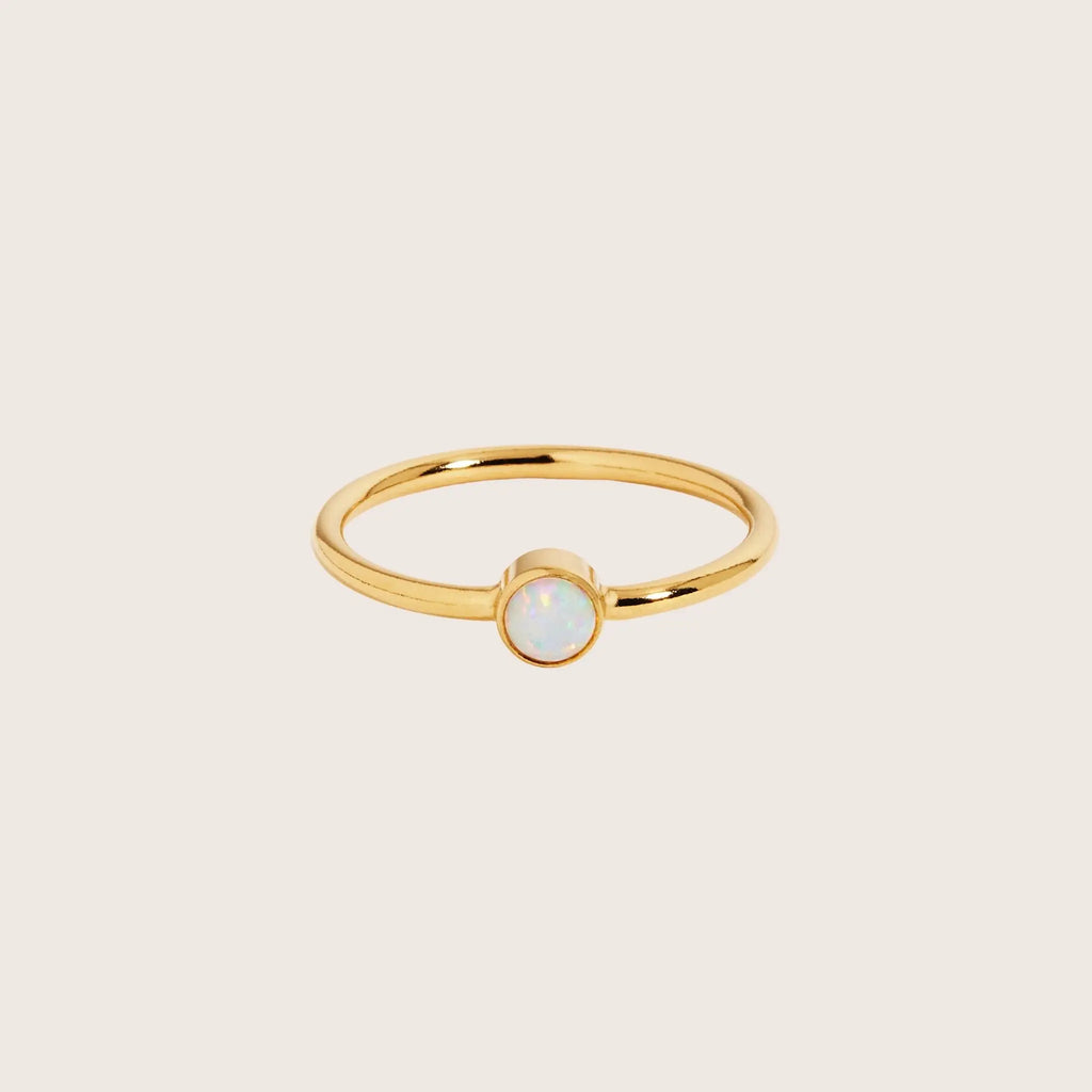 14K Gold Filled Opal Stacking Ring
