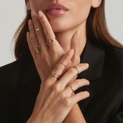 14K Gold Filled Arc Stacking Ring