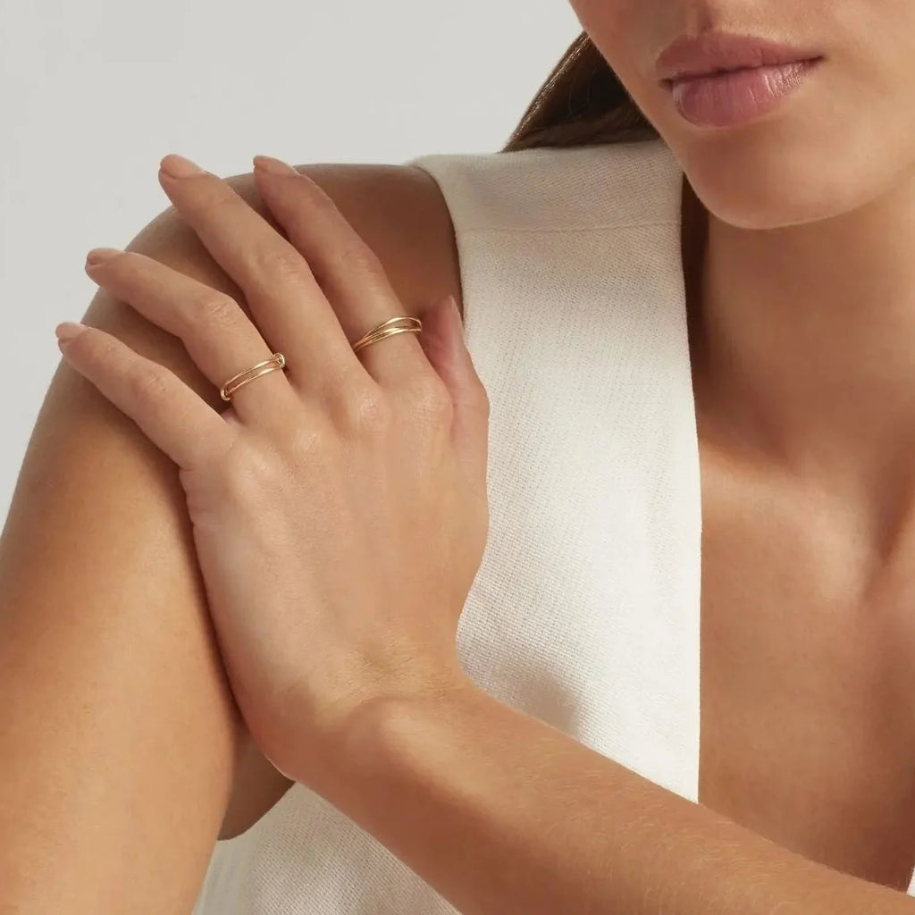 14K Gold Filled Mae Stacking Ring