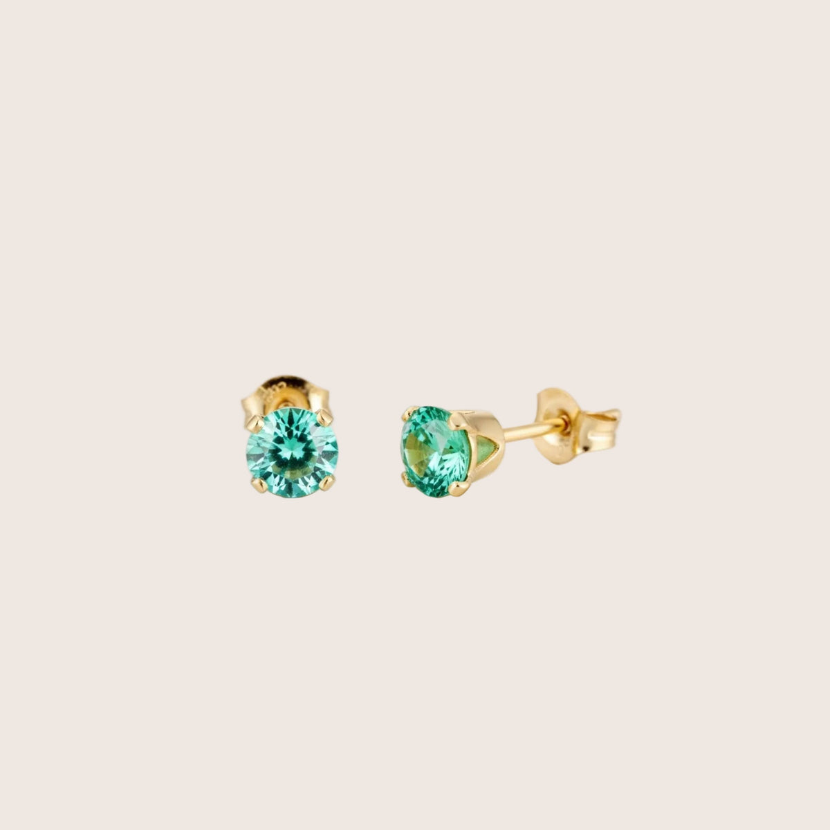 14K Gold Filled Zircon Stud Earrings