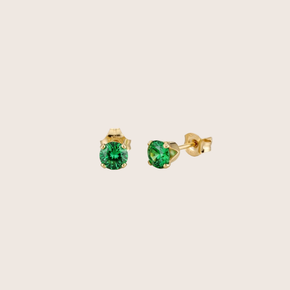 14K Gold Filled Zircon Stud Earrings