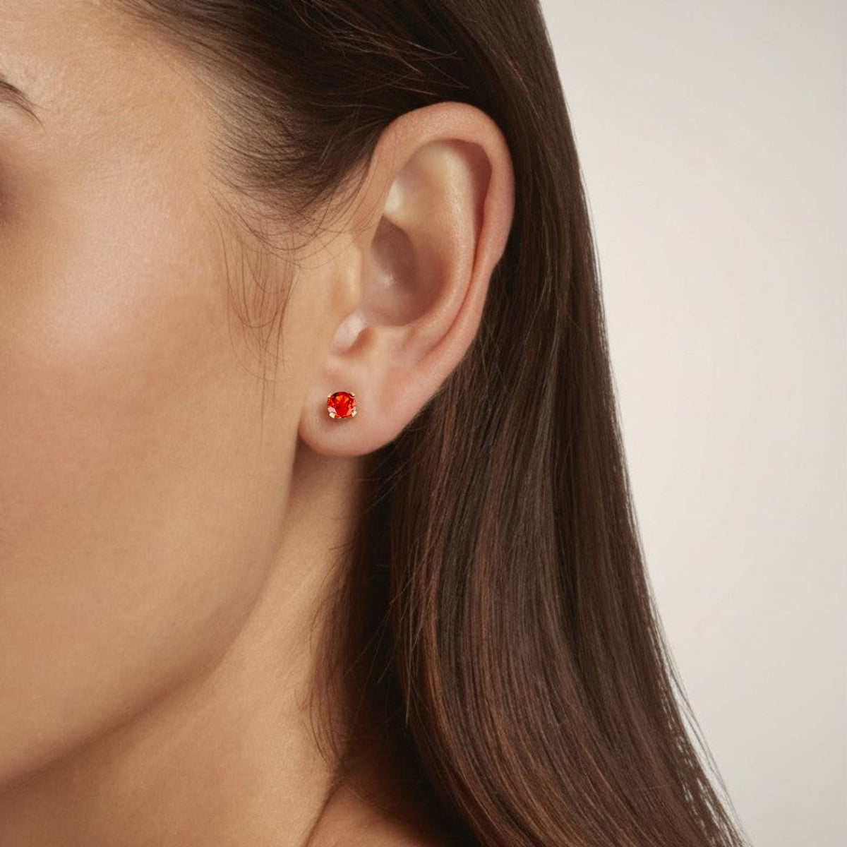 14K Gold Filled Zircon Stud Earrings