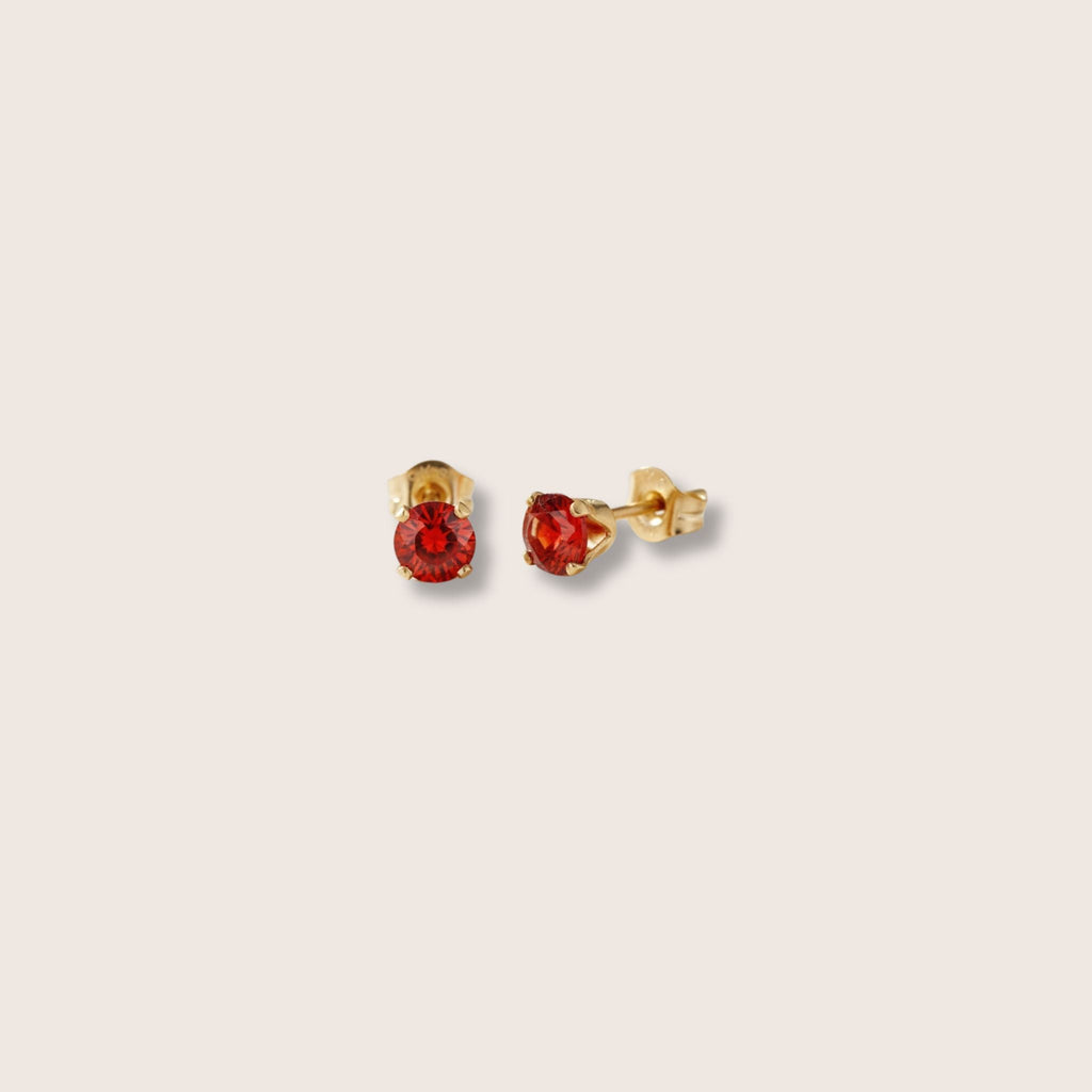 14K Gold Filled Zircon Stud Earrings
