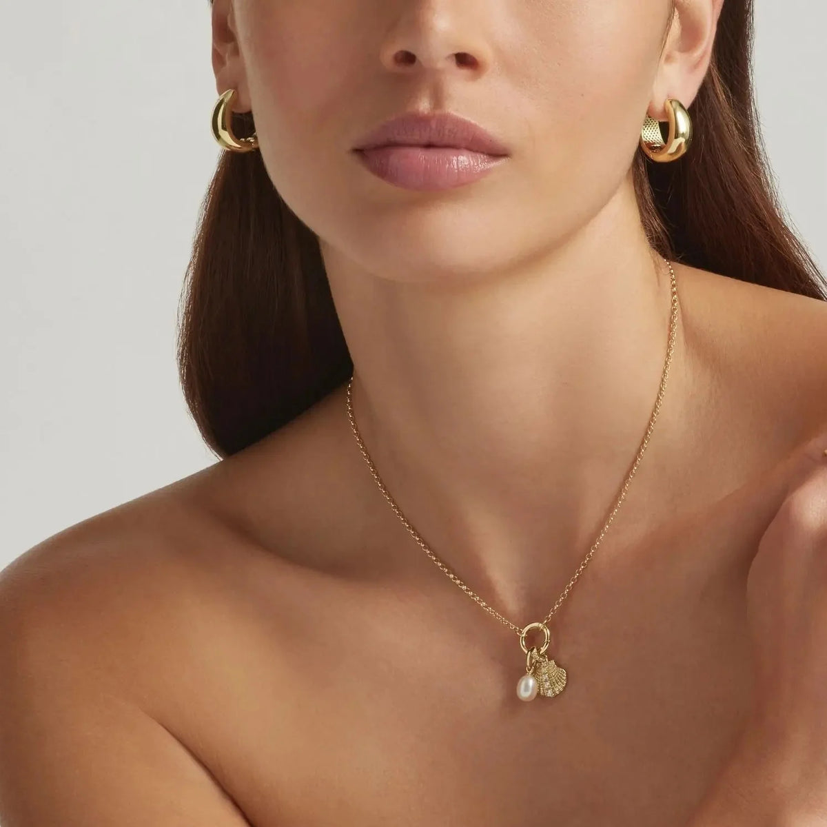 18K Gold Vermeil Grande Elysse Hoop Earrings