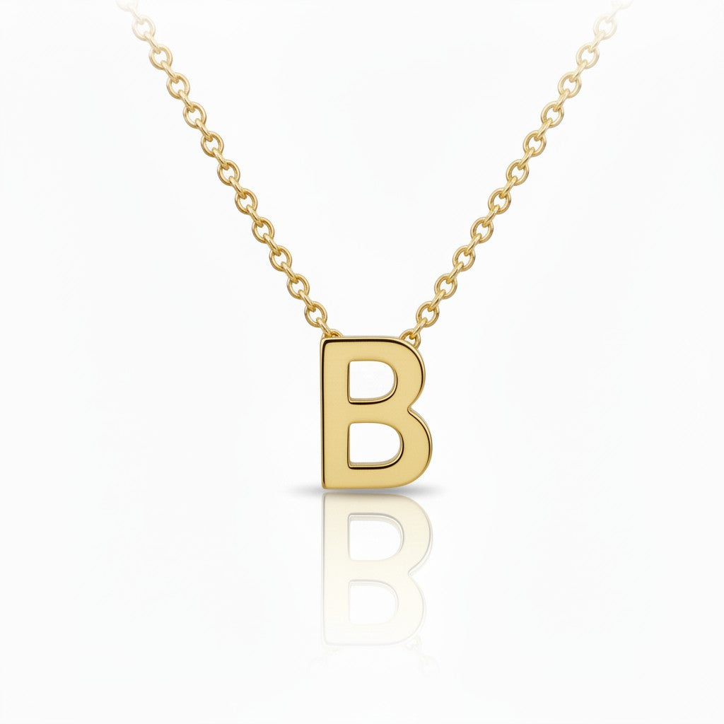 18K Gold Plated Letter Necklace