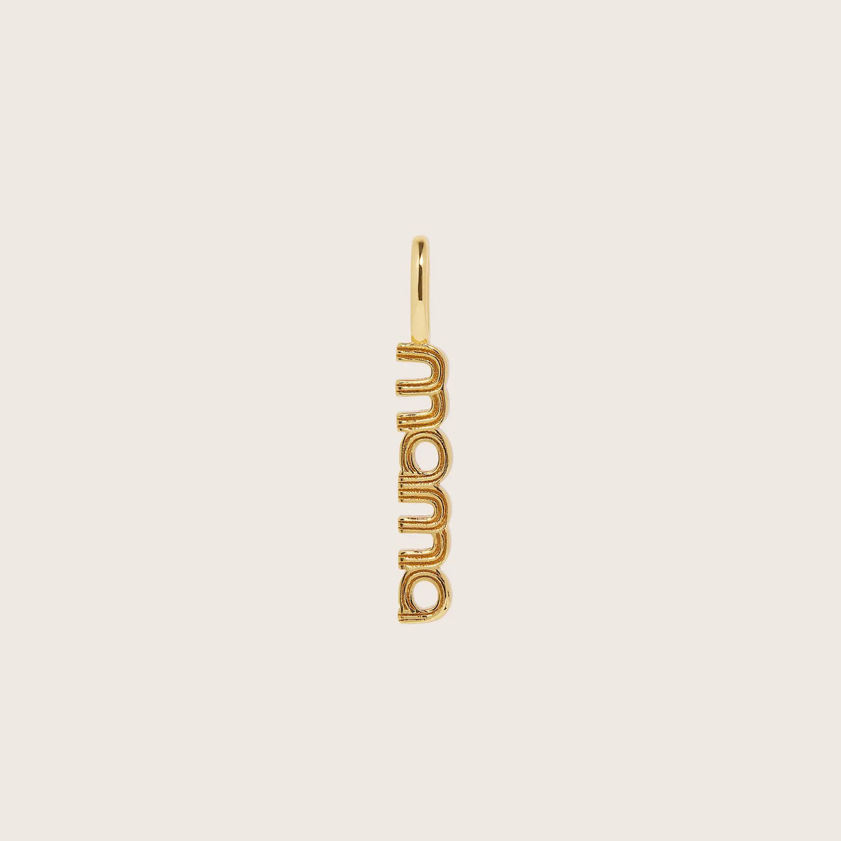 18K Gold Plated Mama Pendant