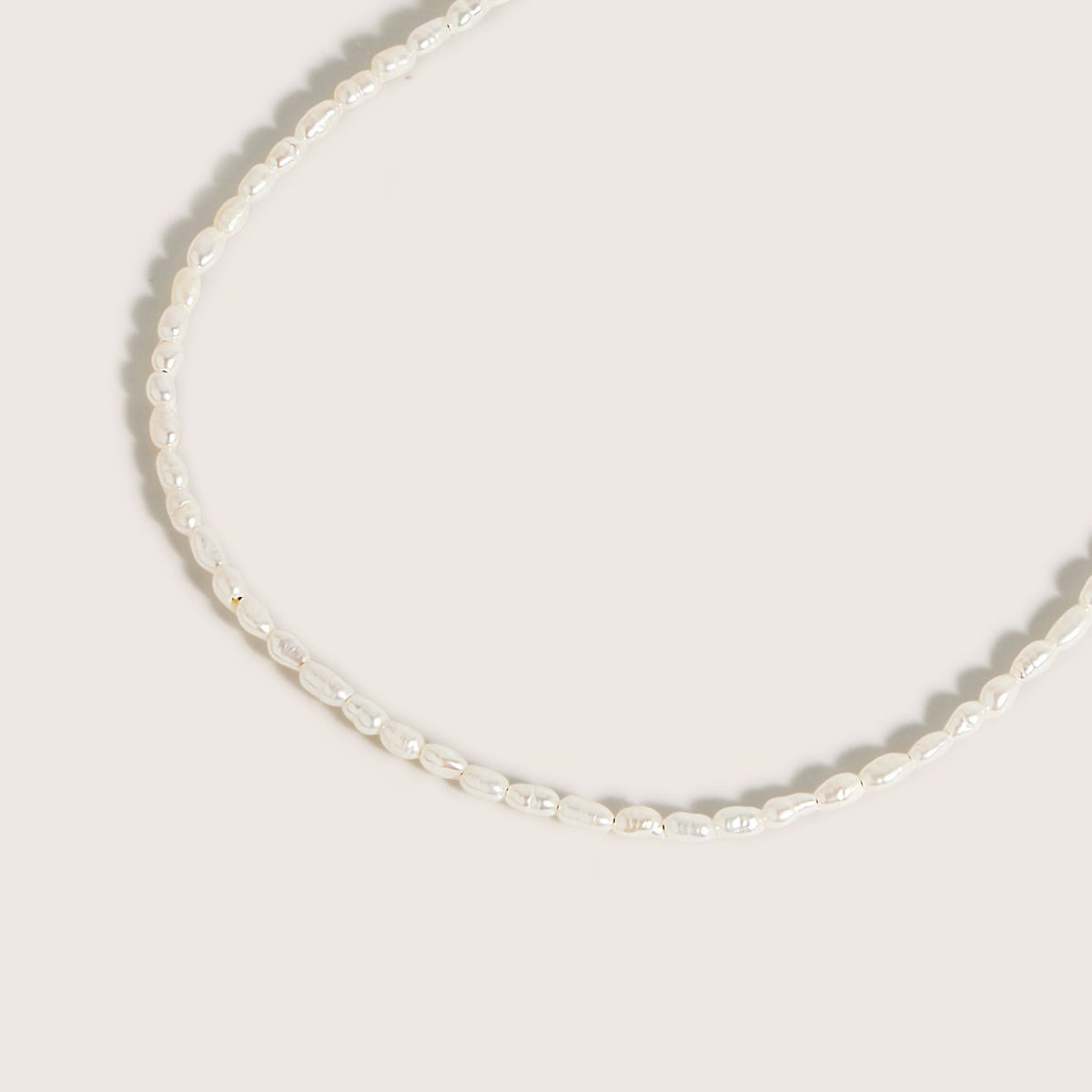18K Gold Plated Marjaan Seed Pearl Necklace