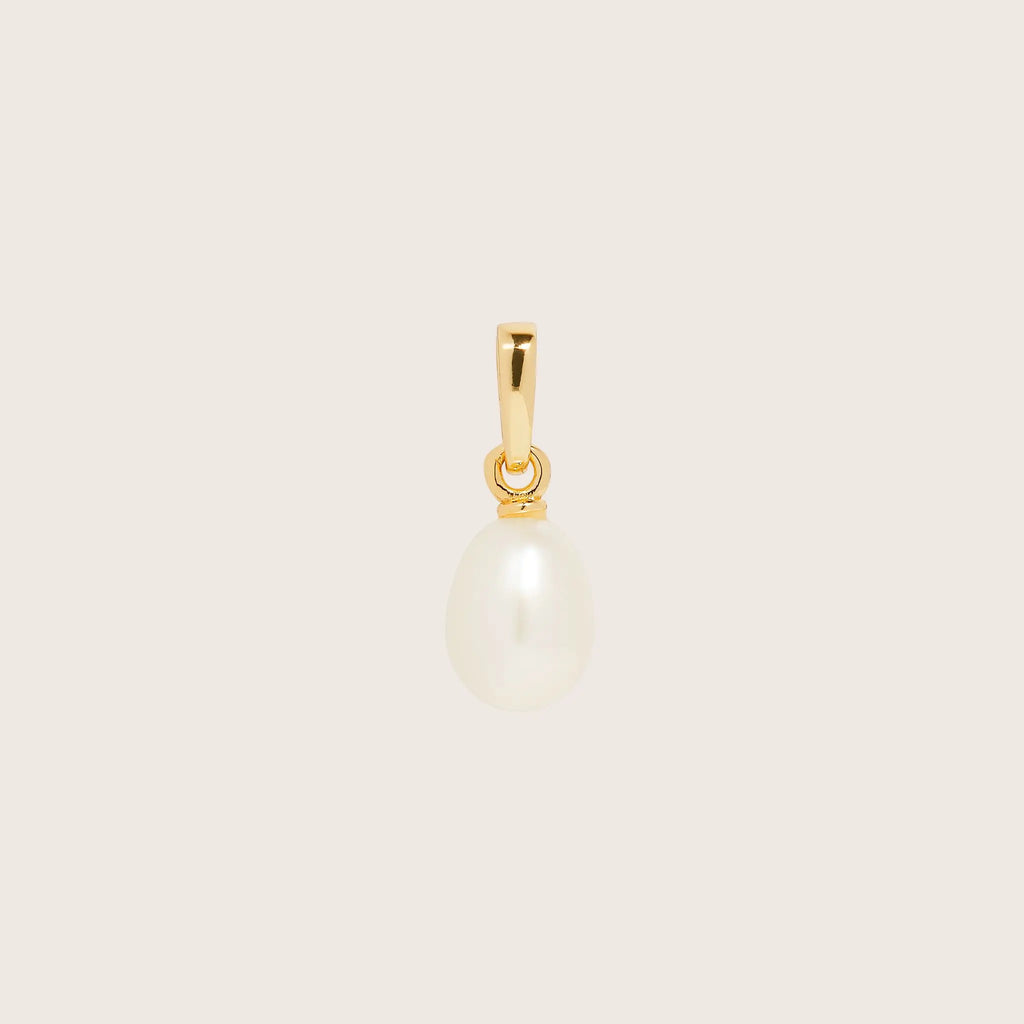 18K Gold Plated Nerina Pearl Drop Pendant