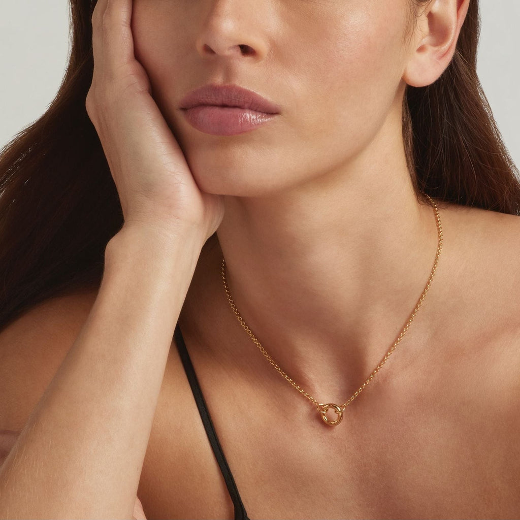 18K Gold Plated Odelia CharmEdit Necklace