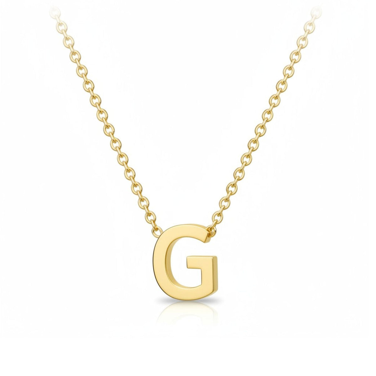 18K Gold Plated Letter Necklace