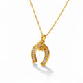 18K Gold Plated Soleia Lucky Horseshoe Charm