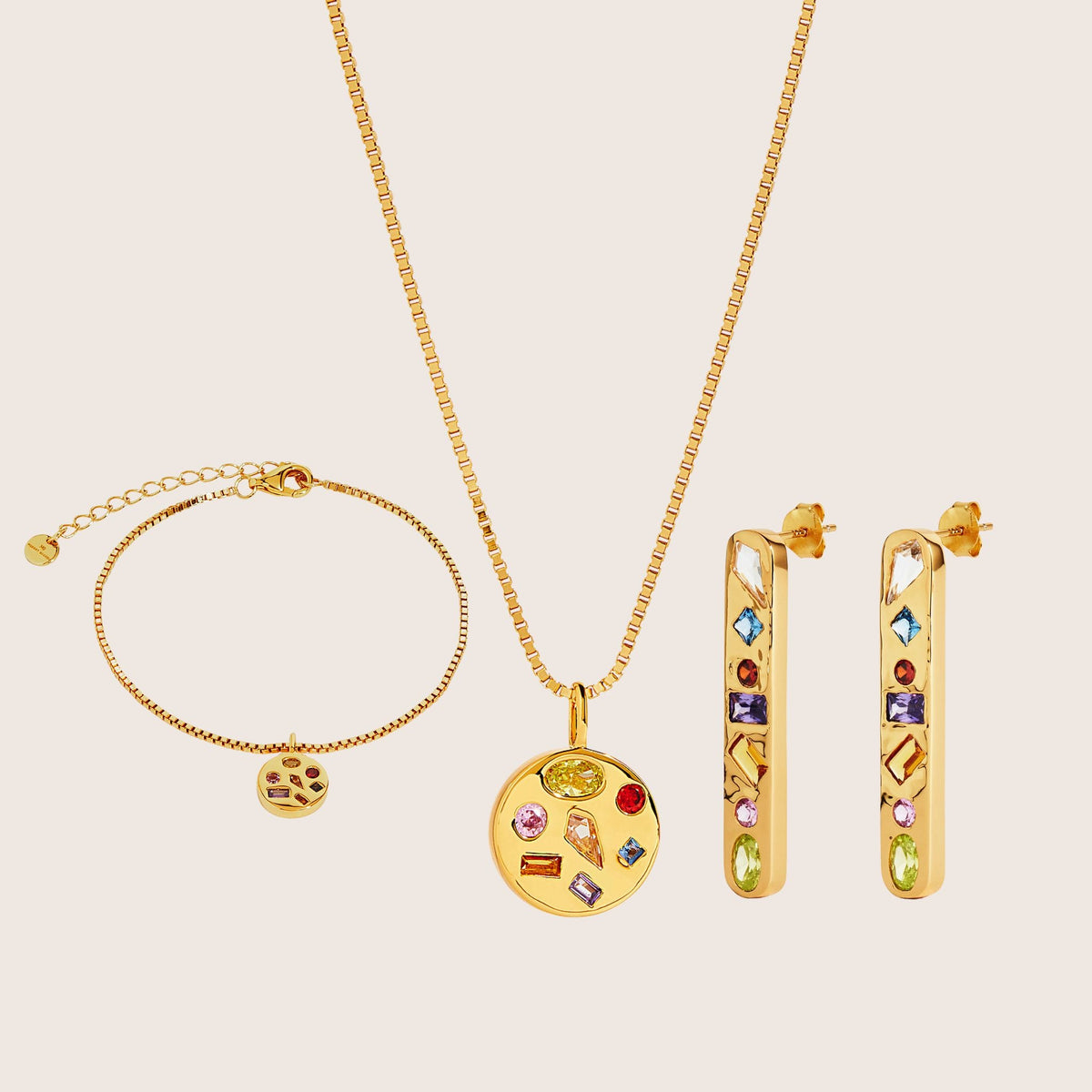 18K Gold Vermeil Candy Luxe Set