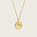 18K Gold Vermeil Luna Tide Pendant Necklace
