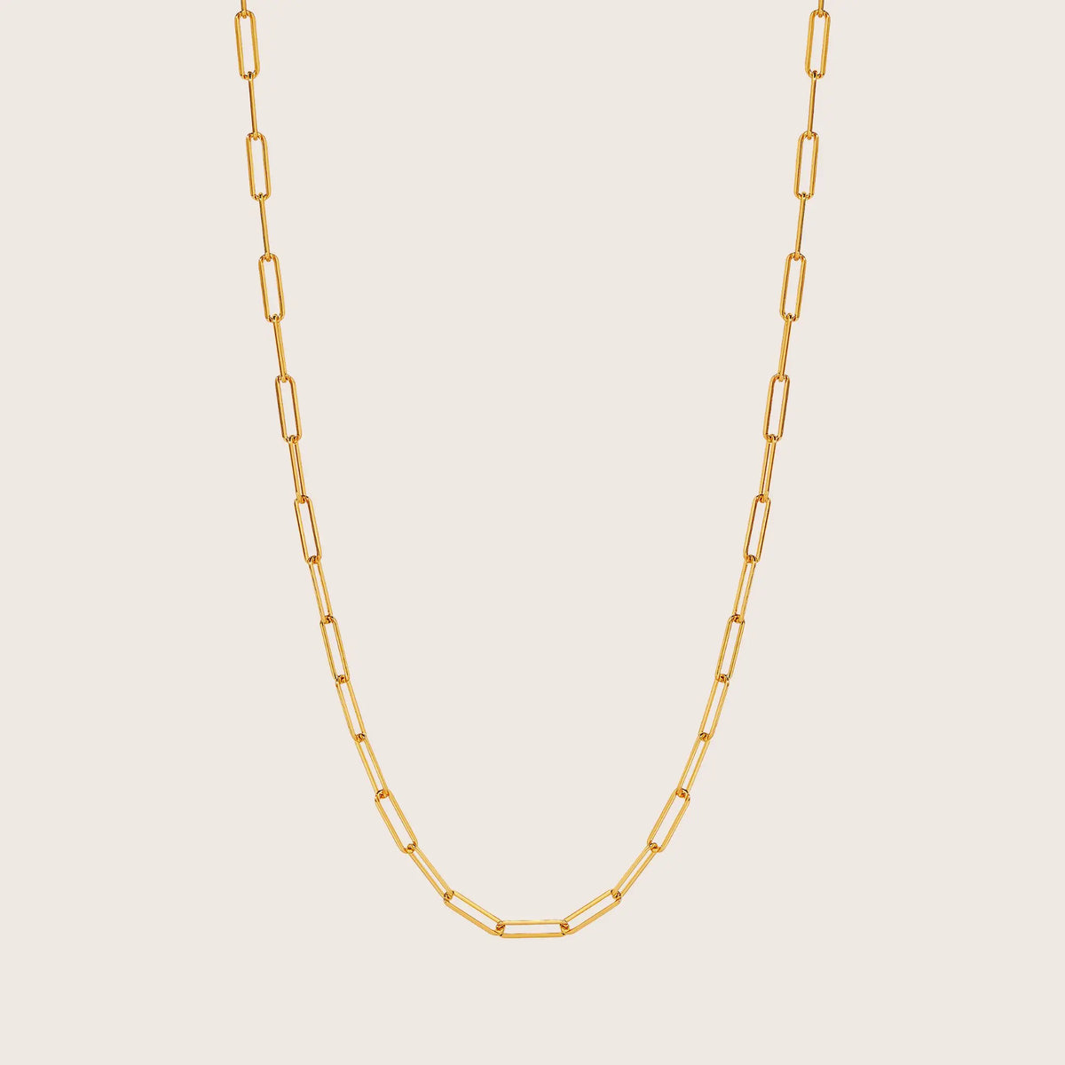18K Gold Vermeil Rebekka Paperclip Necklace