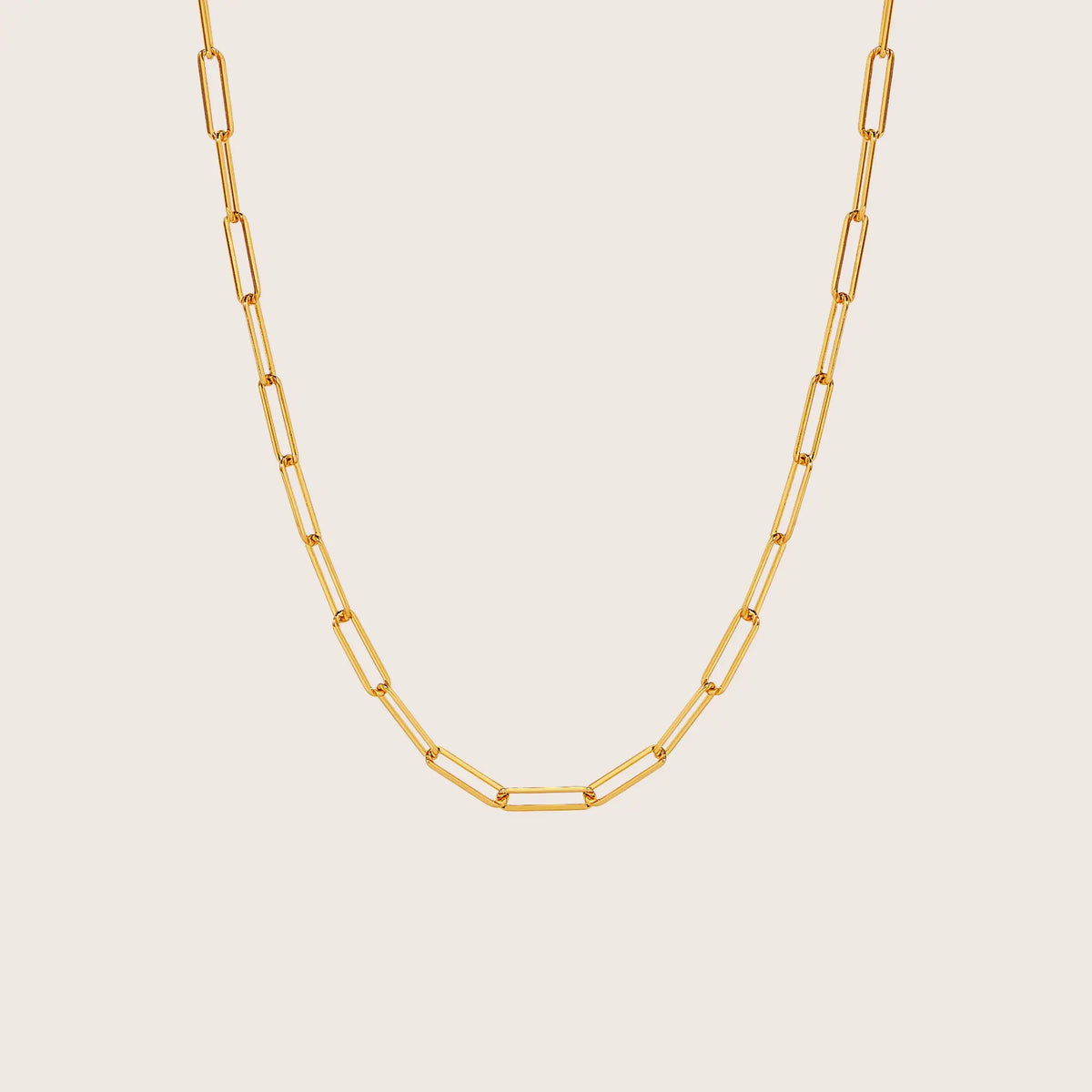 18K Gold Vermeil Rebekka Paperclip Necklace