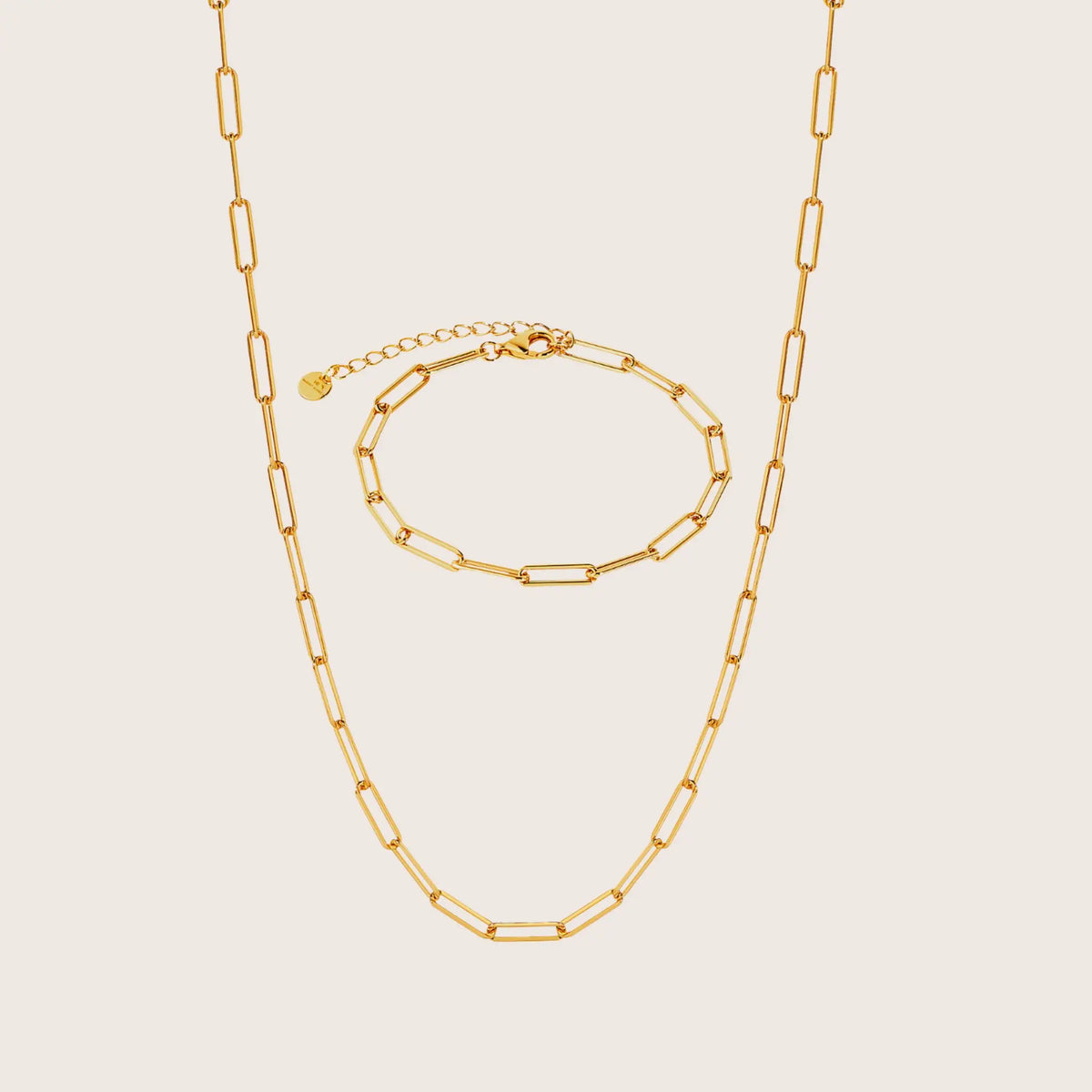 18K Gold Vermeil Rebekka Paperclip Set