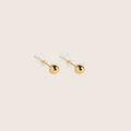 Aurelia Petite Gold Ball Studs - 18K Solid Gold