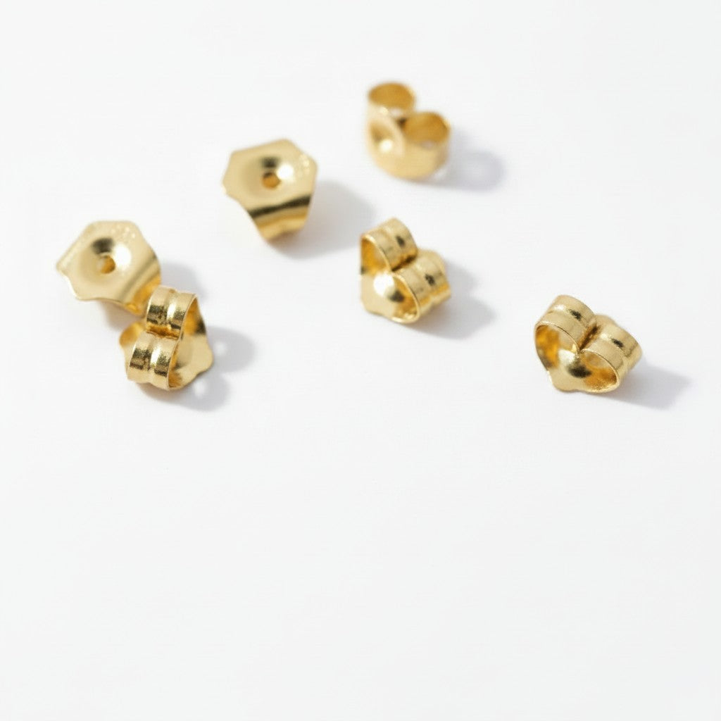 Aurelia Petite Gold Ball Studs - 18K Solid Gold