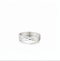 925 Sterling Silver Ava Mobius Infinity Ring