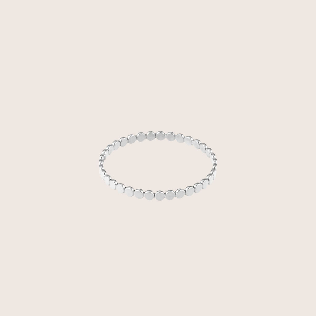 925 Sterling Silver Orla Dot Band Stacking Ring
