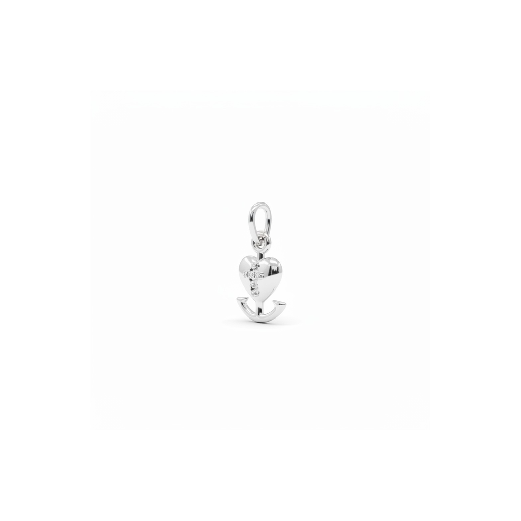 925 Sterling Silver Faith Love & Hope Charm