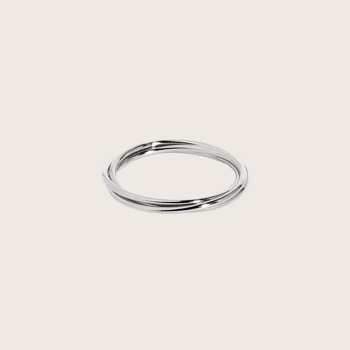14K Gold Filled Interlocking Rings