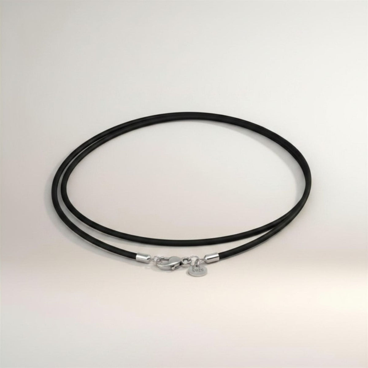925 Sterling Silver Leather Rope Necklace