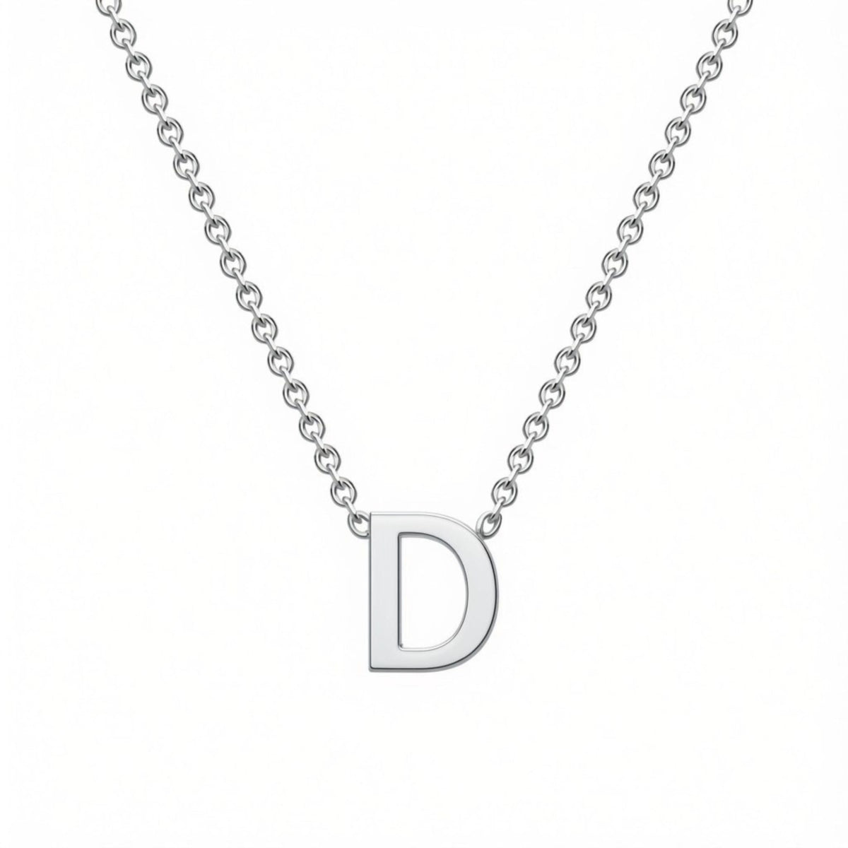 925 Sterling Silver Letter Necklace