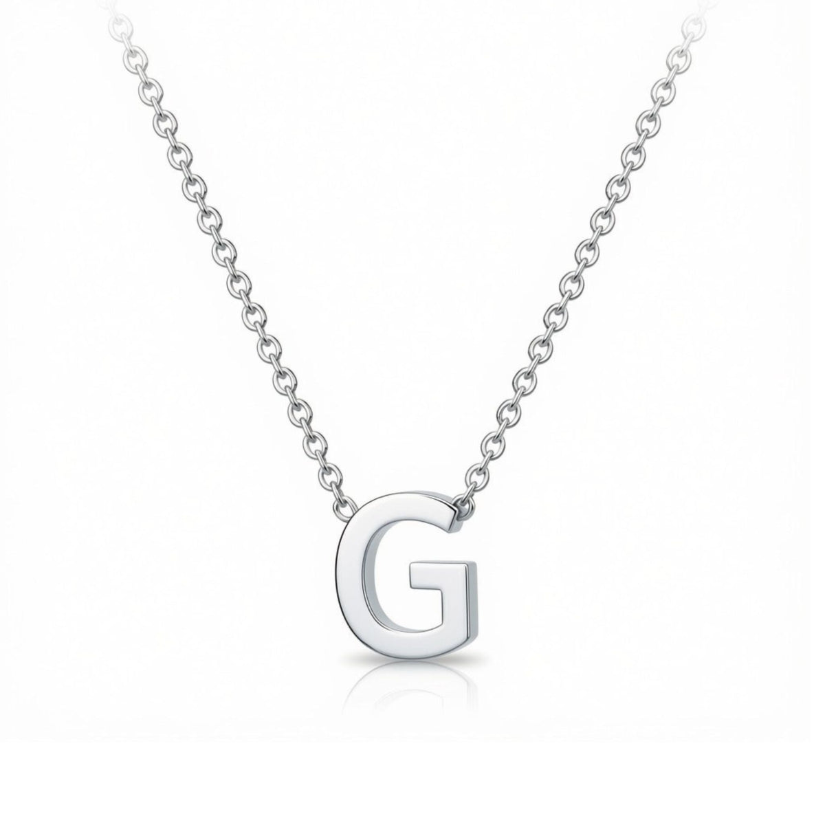 925 Sterling Silver Letter Necklace