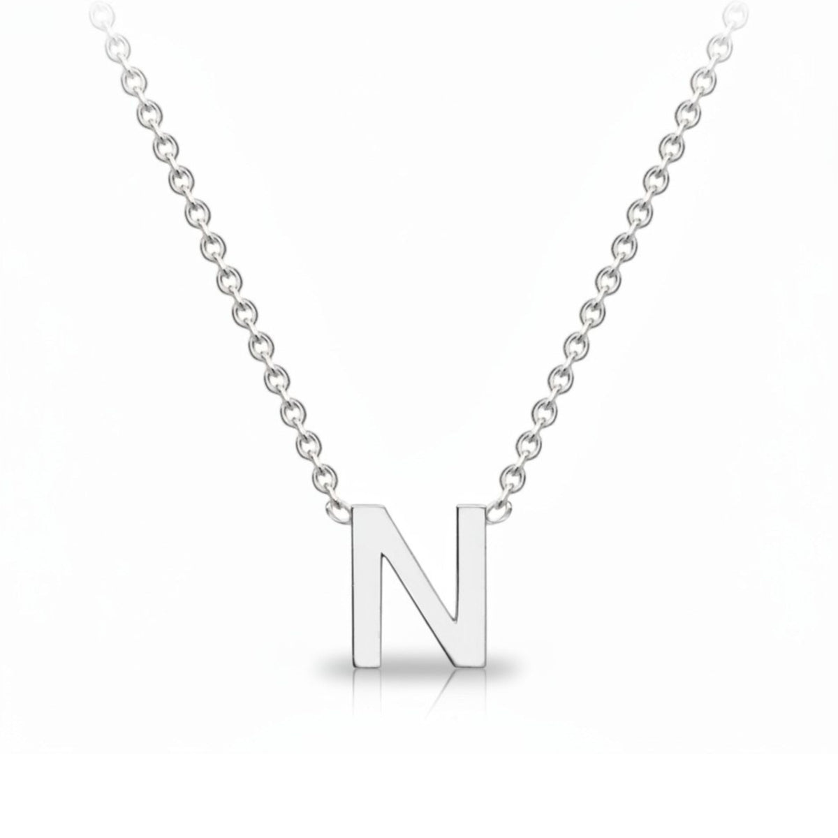 925 Sterling Silver Letter Necklace