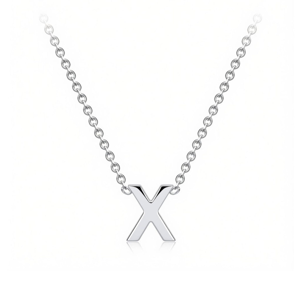 925 Sterling Silver Letter Necklace