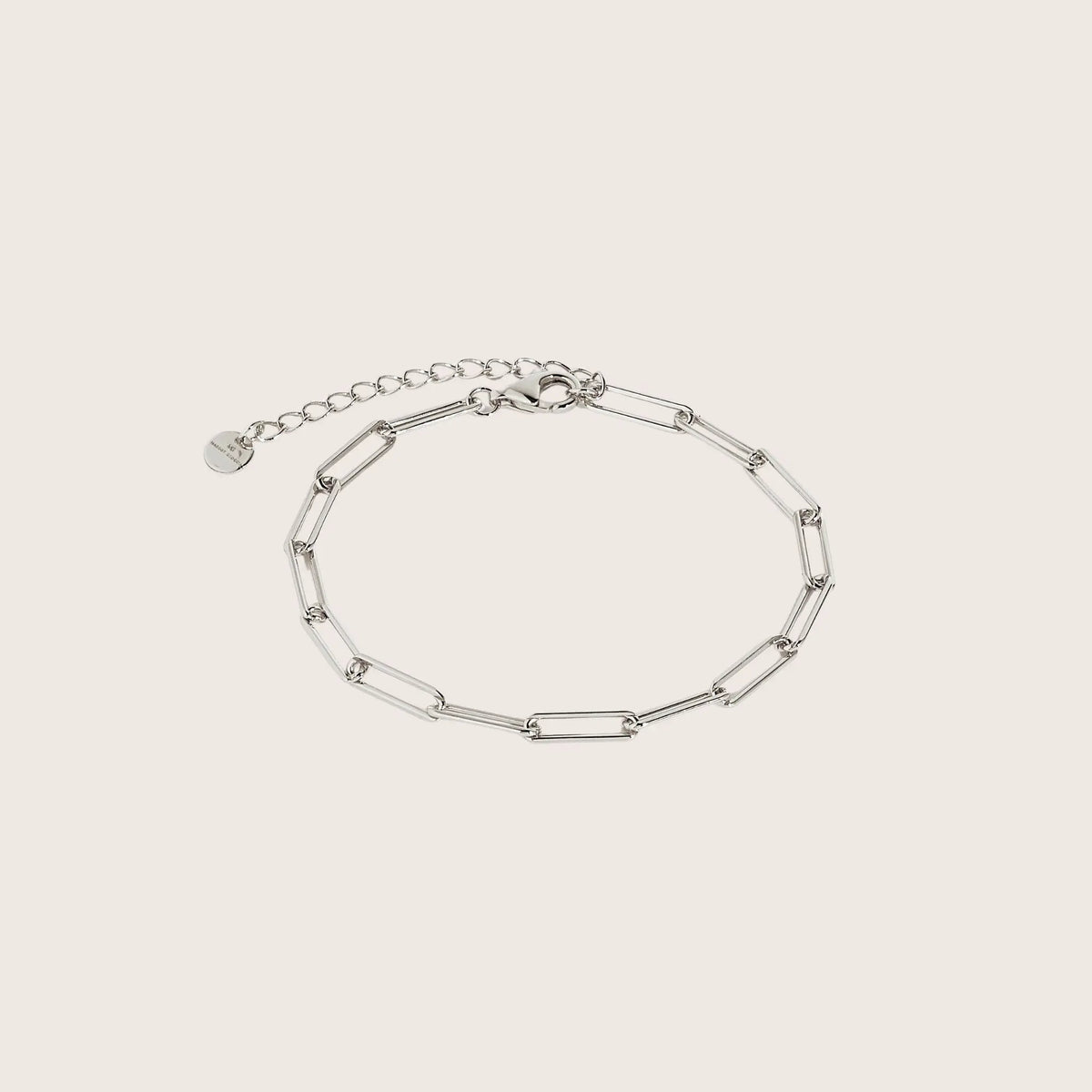 925 Sterling Silver Rebekka Paperclip Bracelet