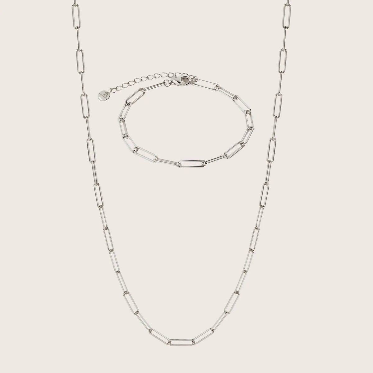 925 Sterling Silver Rebekka Paperclip Bracelet