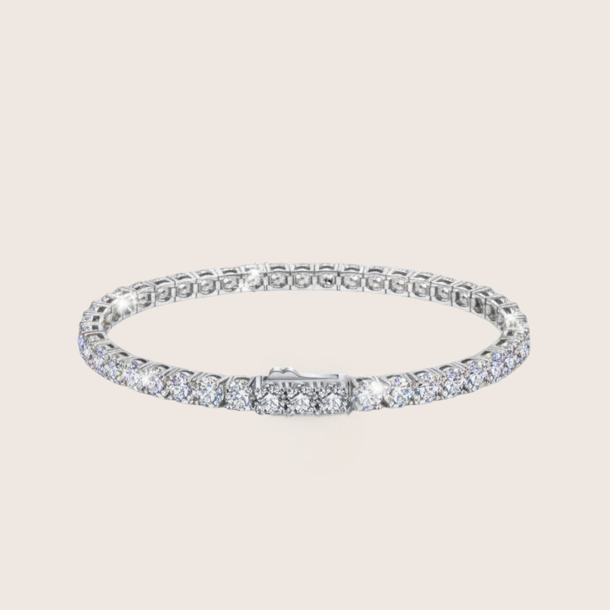 925 Sterling Silver Tennis Bracelet